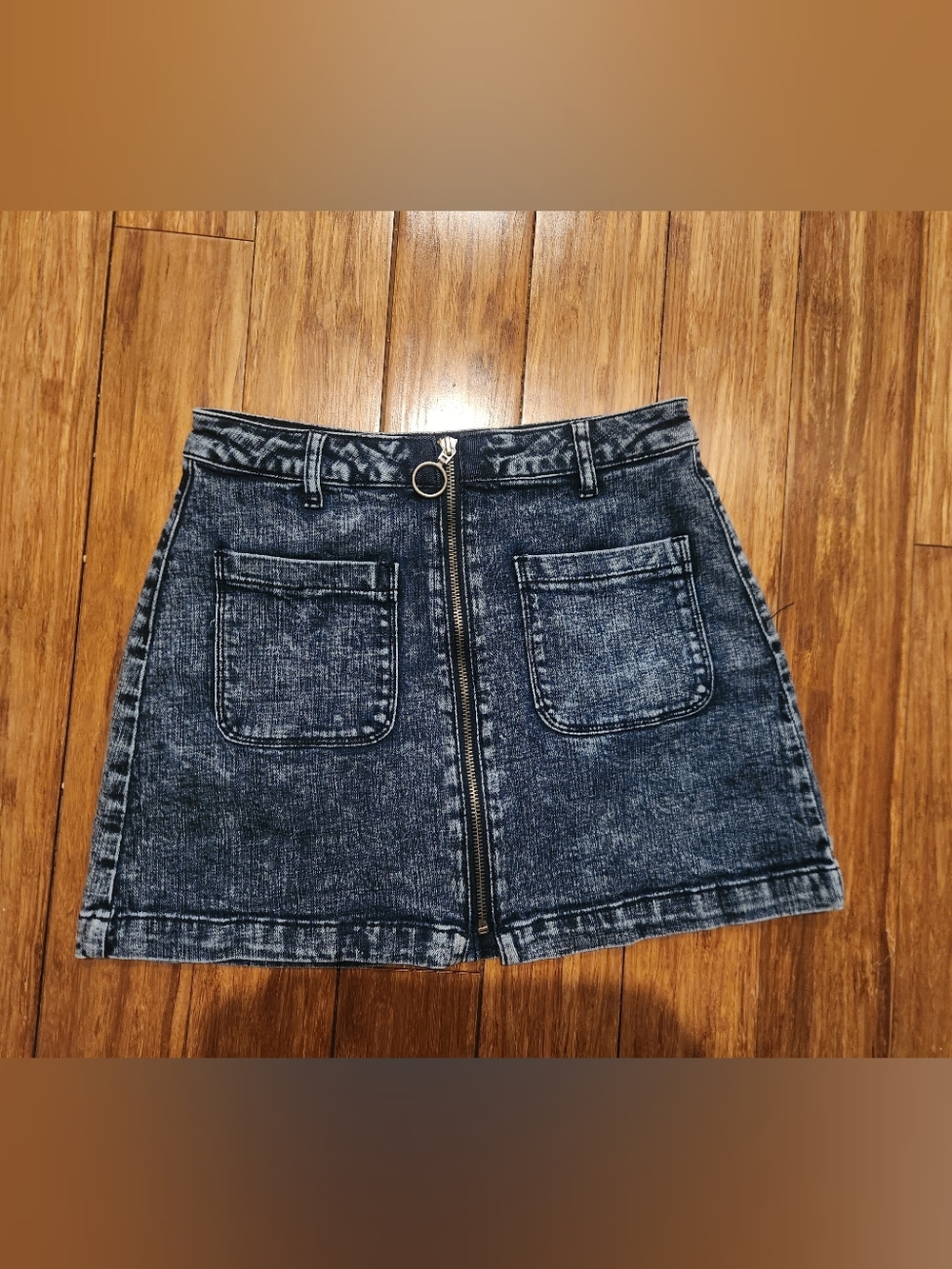 Denim Mini Skirt